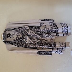 Biya Johnny Was embroidered long cardigan